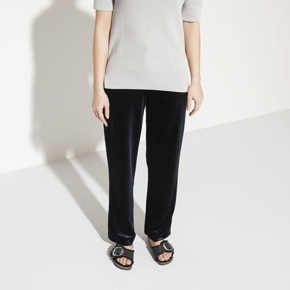 Birkenstock Shoes - Birkenstock Madrid Big Buckle Black Oiled Leather Shearling Size 38